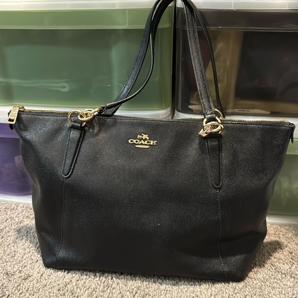 Coach Leather Tote